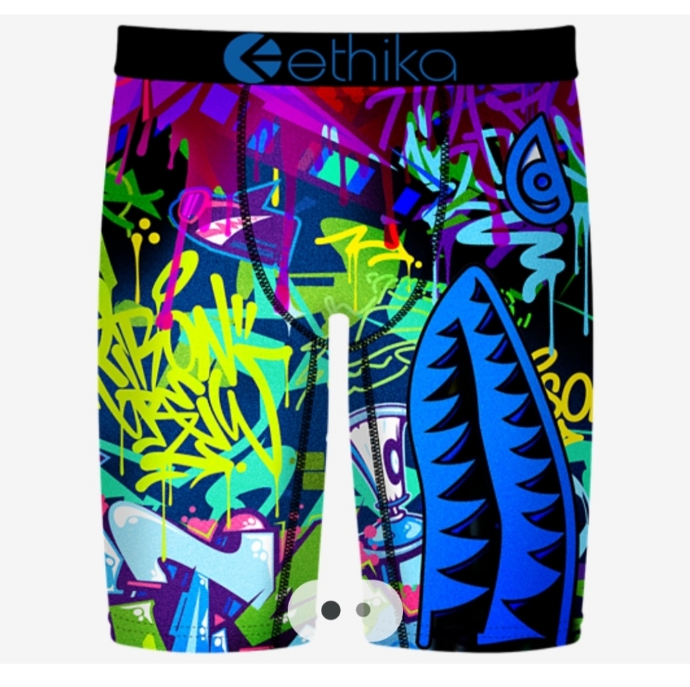 Ethika Boys Staple Graffiti Print Boxer Briefs - ASCENDED YXL (12-14)